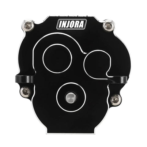 Heavy Duty CNC Aluminum Transmission Gearbox With Sixteen Point Six To One Gears Pinion For TRX4M 1 To 18 Scale RC Crawler Upgrade Black