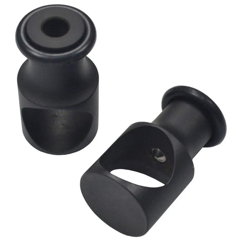 Movable Library Ladder Rail System Kit For Home Loft And Garage, carbon steel hardware components, smooth black finish