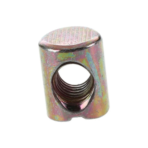 M6 Cross Dowel Barrel Nuts 20 Pieces For Beds Chairs And Furniture Assembly Heavy Duty Carbon Steel With Zinc Plating