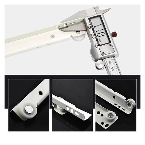 Full Extension Drawer Slides for Cabinets and Furniture, 16 Inch 40 cm Set, Easy Tool Free Installation with Detachable Quick Release Latches close-up