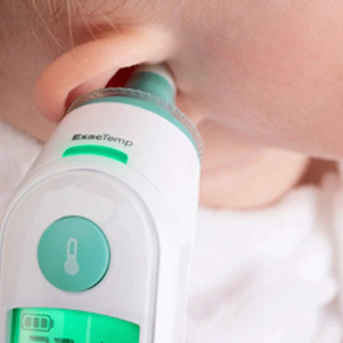 Ear Thermometer For Baby And Infant, Fast Digital Thermometer With Pre Warmed Tip, Color Coded Display, Easy Readout, Reliable Results For Busy Parents And Caregivers, Pediatric Recommended For Home Use used in baby ear