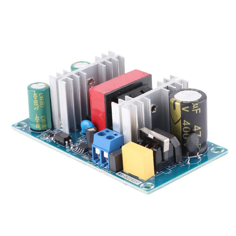 4A AC to DC Switching Power Supply Module Converts 110V AC to 12V DC 50W, plug-in PCB board with heatsinks and capacitors