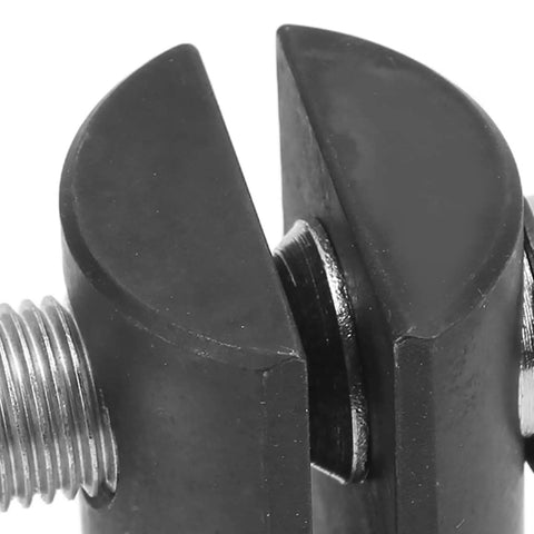 Close-up of Heavy Duty Motorcycle Steering Stem Bearing Race Removal Tool showing steel jaws for pulling races.