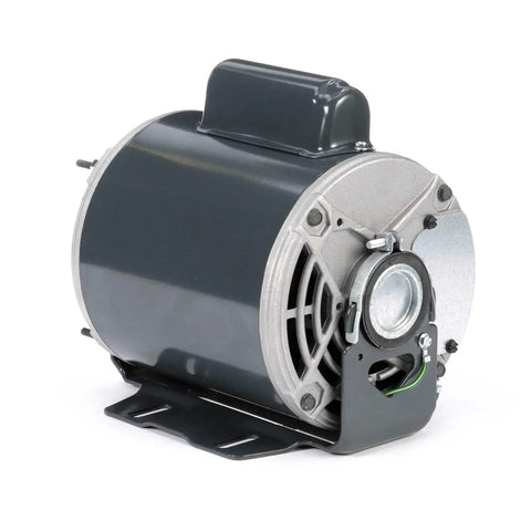 Heavy Duty 0.5 Hp One Phase General Purpose Electric Motor 115 208 230 Volt 1800 Rpm 56 Frame Drip Proof side view.