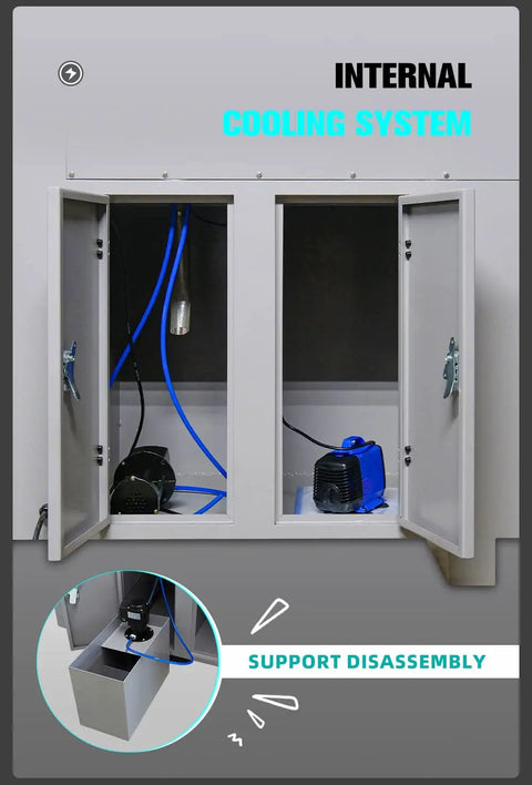 Internal cooling system of 3 Axis CNC Milling Machine For Home Shop DIY Projects With Drilling Milling Tapping And Cutting Capabilities
