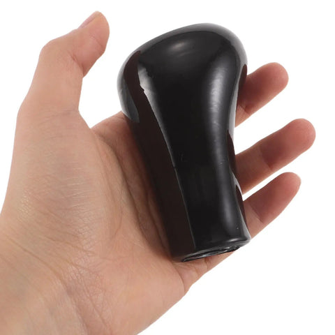 Person holding a black Heavy Duty Forklift Joystick Grip Ready Handle Knob Replacement For Manual Gear Shift Levers, 80mm size
