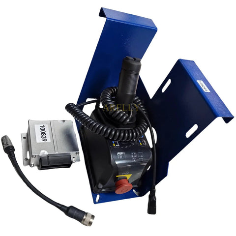 Heavy Duty Control Box Update Kit Making A No Sweat Swap For Genie Gen One Through Five Scissor Lifts showing wiring adapter and control box.