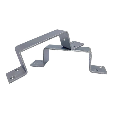 Heavy Duty 4 Pack Door Barricade Brackets With 16 Wood Screws Built Tough 1/8 Inch Galvanized Steel Security Bars For 2X4 Framing