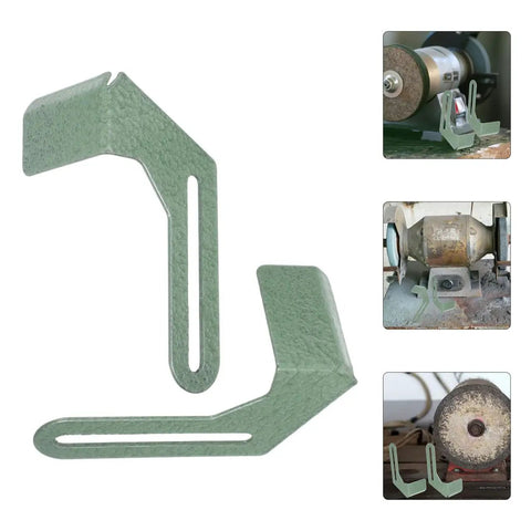 Heavy Duty Iron Grinding Wheel Holder Tool Rest For Bench Grinders fits 150 Mm and 200 Mm wheels, sturdy iron brackets.