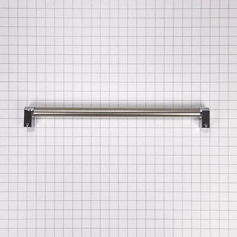 Red Dishwasher Handle Kit Replacement for Easy Kitchen Upgrade, 3.44 In Long by 2.82 In Wide, silver handle on grid
