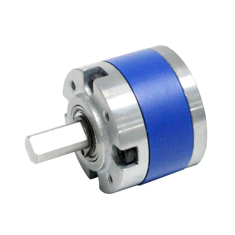 36 Mm Planetary Gearbox For 550 Dc Motor High Ratio 516 with blue casing and silver shaft for robots and DIY models.
