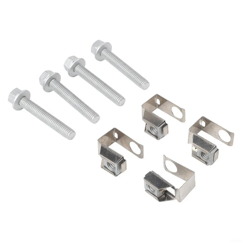 Dodge Ram Jeep Manifold Bolts And U Nuts Kit 4 Pack Direct Replacement For Damaged Manifold Hardware Premium Grade Steel Construction For Easy Install In Engine Bay Fits 1500 2500 3500 Durango Grand Cherokee Wrangler, 4 bolts and 4 U nuts