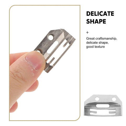 Workhorse Industrial Sewing Machine Feed Dog Alloy Needle Plate Set 8Pcs With High Traction Feeding And Quiet Operation For Umbrella Fabric and textile needle plate