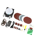 Killer 3in1 Mini Belt Disc Sander Built Tough With Variable Speed Settings and Auto Spring Tension for wood and metal shaping tools.