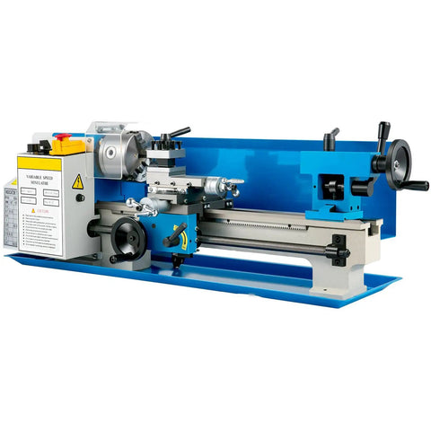 7X14 Mini Metal Lathe Machine With 550W Motor And Variable Speed Control Up To 2500 Rpm for precision metal turning projects.