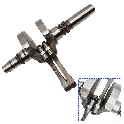 High Performance Front And Rear Main Bearing Kit With Precision Crankshaft Sleeves and Complete Piston Cylinder Assembly For Off Road ATV UTV Rebuild - crankshaft detail