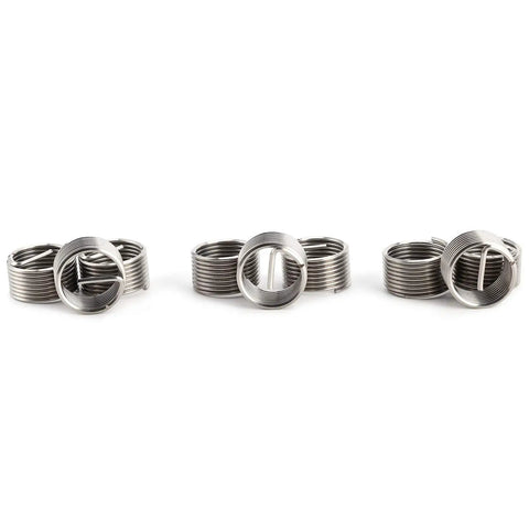 Pro Grade 10 Piece Thread Repair Insert Kit Self Tapping Inserts Set For Metric And Imperial Threads And Holes, aluminum wire inserts