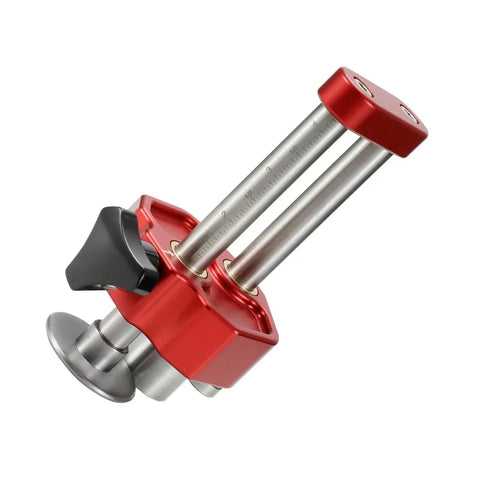 Sheet Metal Roller And Bender, 0 To 100 Degree Angled Bending Tool, shown with red and steel components, ideal for DIY projects