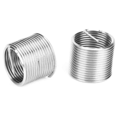 Heavy Duty Thread Repair Tool Kit 10Pcs M18x1.5mm Stainless Steel threaded inserts for damaged thread repair and quick hole fix