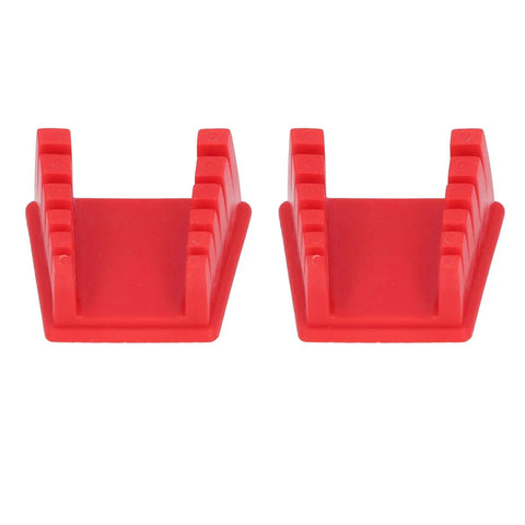 Premium Magnetic Soldering Station Cable Clamp Set With 5 Size Retardant Grips, red plastic grips for wire holding.