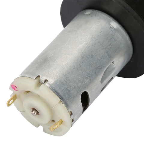 Close-up of a metal component from Portable Hand Crank Generator 5V To 24V DC Mini Power Source For DIY Toys And Wind Projects, Low Noise Design