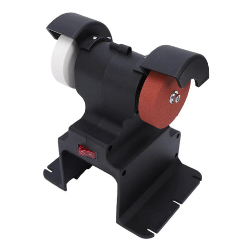 Aramox Mini Bench Grinder Polisher with Dual 4000Mah Batteries, compact design for efficient metal grinding and polishing.