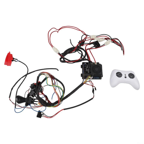 24V DIY Wire Harness Conversion Kit For Kids Ride On Cars With 4G Remote And Switch Control Box, wiring harness and remote