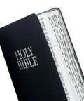 Straight Up Supercharge Your Bible Study With These Rock Solid Silver Edged Tabs Self Adhesive Mini Index Stickers visible on Bible.