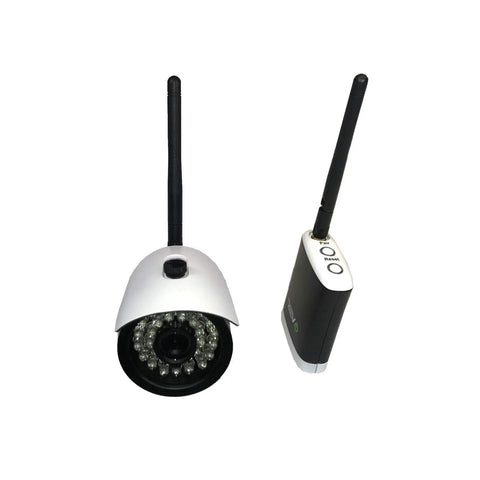 Wireless 720P Indoor Outdoor IR Bullet Security Camera And Receiver Kit With 100ft Night Vision 165ft Indoor Range IP66