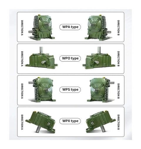 Heavy Duty Gearbox Worm Gear Reducer With Iron Shell And Time Delay For High Torque In Small Motors And Transmission Gears
