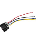 Five Way MAF Sensor Connector Pigtail For Chevy Silverado Sierra Hybrid Tahoe Suburban Yukon Express Savana HHR Cobalt Colorado Canyon 2004 2012 6.0L V8 LQ4 LFA Compatible OE Style Replacement