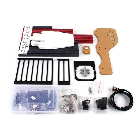 Components of Open Air PC Case Frame For ATX M-ATX ITX Motherboards Dope Open Bench Chassis With Water Cooling Mounts 7 PCI Slots Red