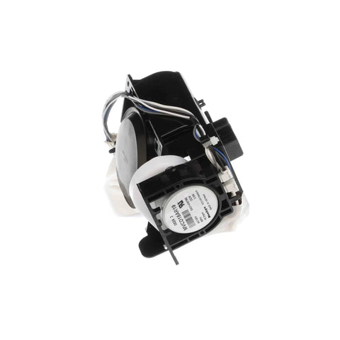 OEM Ice Dispenser Door Kit for Samsung Refrigerator Replacement Part showing wiring and motor assembly