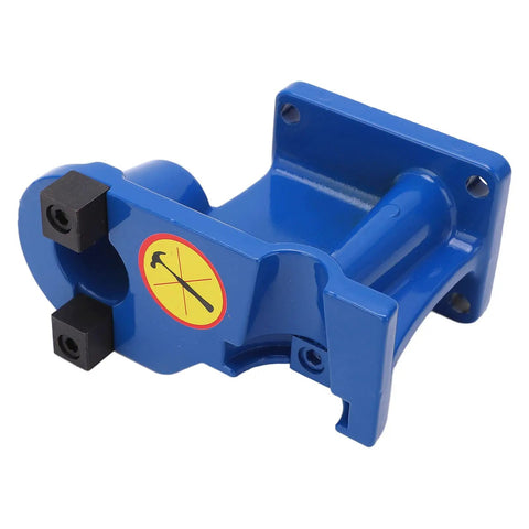 Universal CNC Tool Holder Fixture With Vertical And Horizontal Locking Aluminum Alloy Clamping System For Industrial Use BT30 Compatible Lightweight Yet Rugged For Easy Setup, blue front view