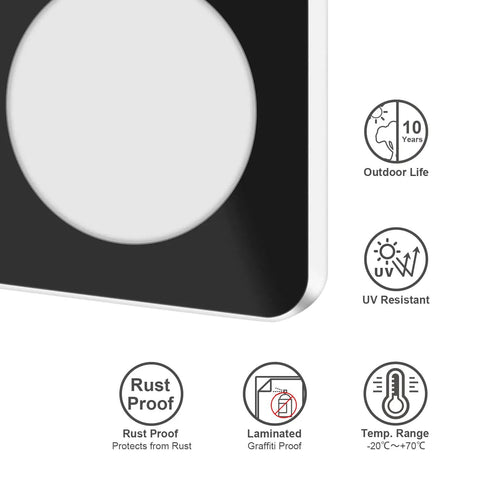 Close-up of corner details on Remote Control Traffic Light Wall Lamp With Red And Green LED DC Nine To Twelve Volt Plug Included Aluminum Frame showing material features.