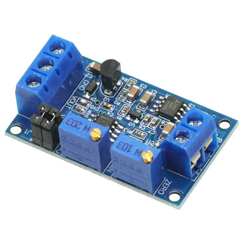 Two Pack 4-20mA To 0-3.3V 0-5V And 0-10V Current To Voltage Converter Module on white background