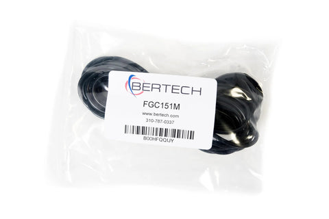 ESD grounding cord 15 ft in packaging, black, with 10mm snap, designed to prevent electrostatic discharge in electronics work.