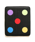 Durable Microfiber Fencing Target with Bullseye for Saber Foil and Epee Self Training at Home Gear 35x35x2.8 cm