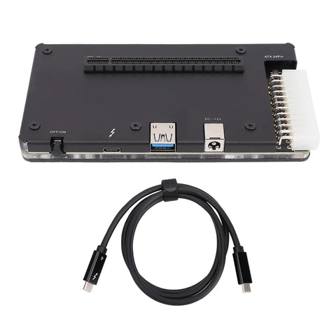 Level Up Your Setup With This Badass External Gpu Enclosure Compatible With Thunderbolt 3 4 And Usb4 Featuring ATX 24Pin Power Supply and PCIe 16X Slot with Cable