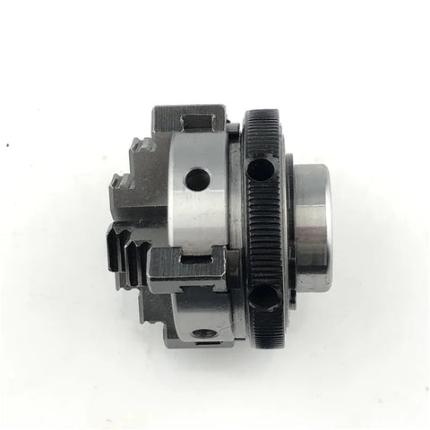 Heavy Duty 50mm K02-50 Self Centering Lathe Chuck With Four Jaws showcasing durable steel design for mini wood lathe use.