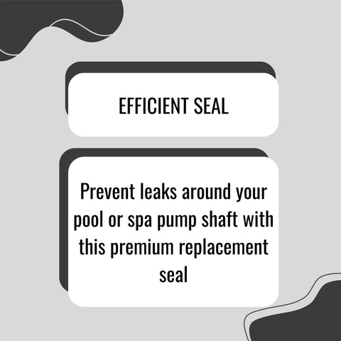 Pool and spa pump shaft seal replacement, 5/8-inch size for PS-1000 and AS-1000
