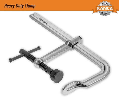 Beefy Heavy Duty Bar Clamp With A 24 Inch Opening And 12000 N Clamping Force In Drop Forged F Clamp Design for woodworking tools