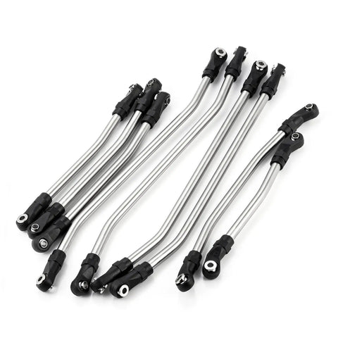 High Clearance Stainless Steel Suspension Links For One Tenth Scale SCX10 III JT Gladiator Wheelbase 353mm Heavy Duty Upgrade Parts