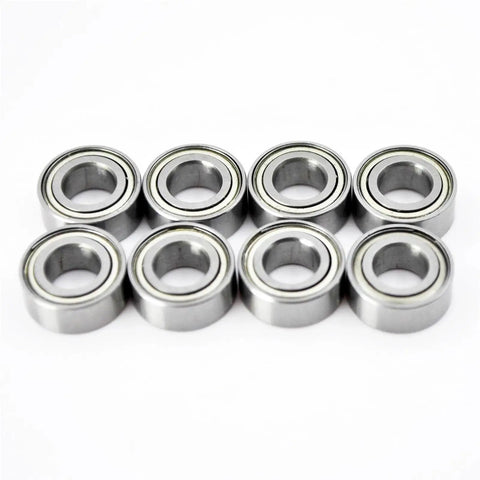 Top-Notch Miniature Ball Bearings Kit For 1/10 RC Cars Sealed Radial Bearings With Deep Groove Upgrade Parts 16Pcs TT02 TT-02 TT02D TT-02D Compatible, 8 steel bearings