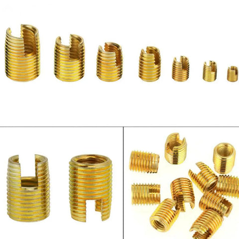 Solid 50 Piece Thread Repair Kit With M3 Slots Made From Tough Carbon Steel Self Tapping Tool That Fixes Stripped Screws And Restores Threads Like A Boss For Heavy Duty Jobs, assorted inserts
