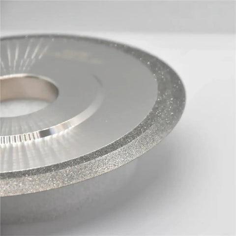 Heavy Duty SDC Grinding Wheel And Sharpening Disc Rock Solid 125mm with 32mm arbor hole, showing diamond abrasive edge.