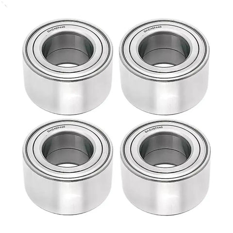 Built Tough Four Piece Wheel Bearing Kit For Atv And Utv 400 500 700 800 Cc Engines front view of four heavy-duty wheel bearings