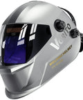 Auto Darkening Welding Helmet With True Color View Large Viewing Window Solar And Battery Powered Wide Shade Range 4/5-13 4 Arc Sensors