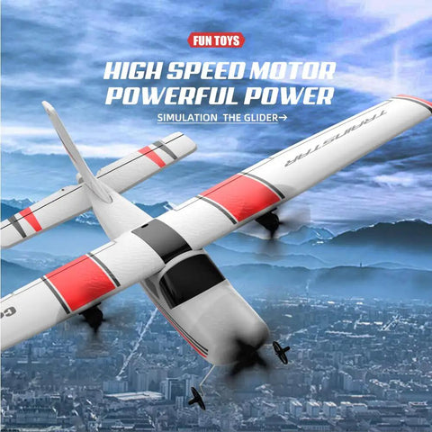 Lightweight 2 Channel RC Plane Ready To Fly 2.4GHz With 3 Axis Gyro For Beginners, Easy To Fly Glider, Durable EPP Construction