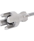 Double Function Pipe Threader Tool For Internal And External Threads One Half Inch And Three Quarter Inch Dies Alloy Steel Build Home Repair Threading Kit No Tool Swapping Built Tough For PVC PPR And More, alloy steel threader head